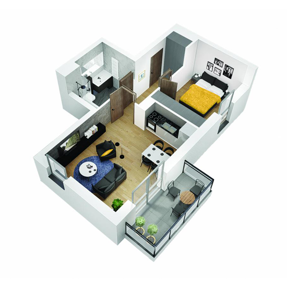 Mieszkanie 2-pokojowe OU-4-6