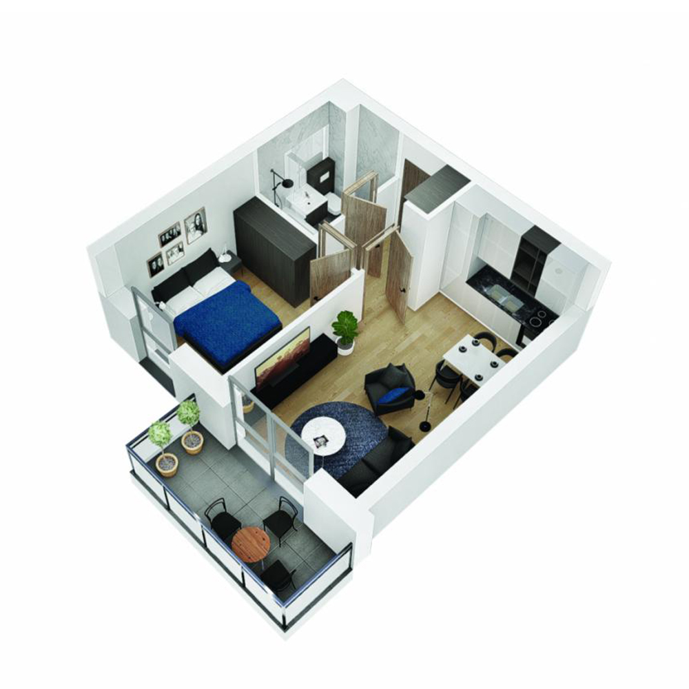 Mieszkanie 2-pokojowe OU-4-25